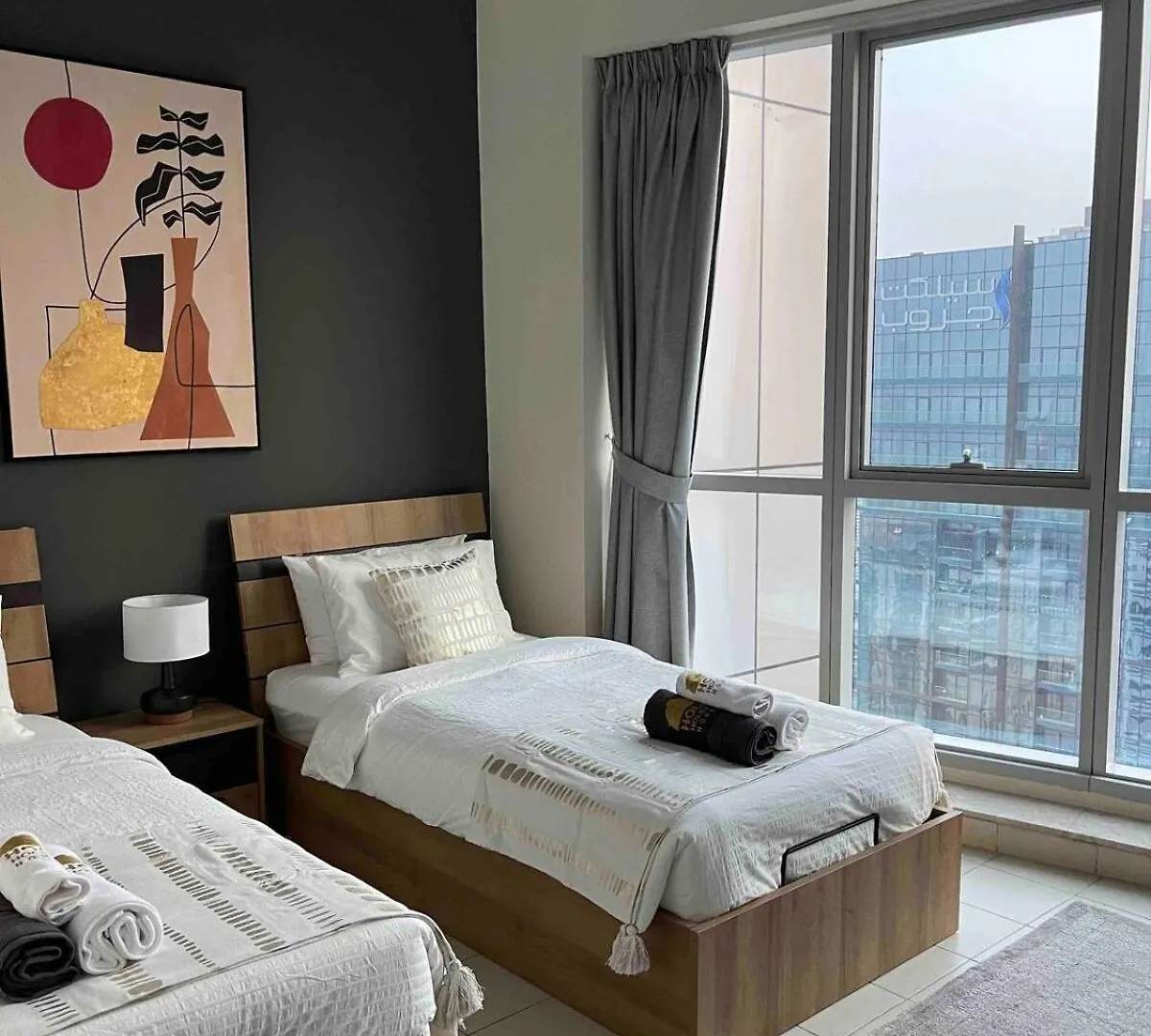 Modern Skyline 2-Bedroom With Sea View Dubai 0*,